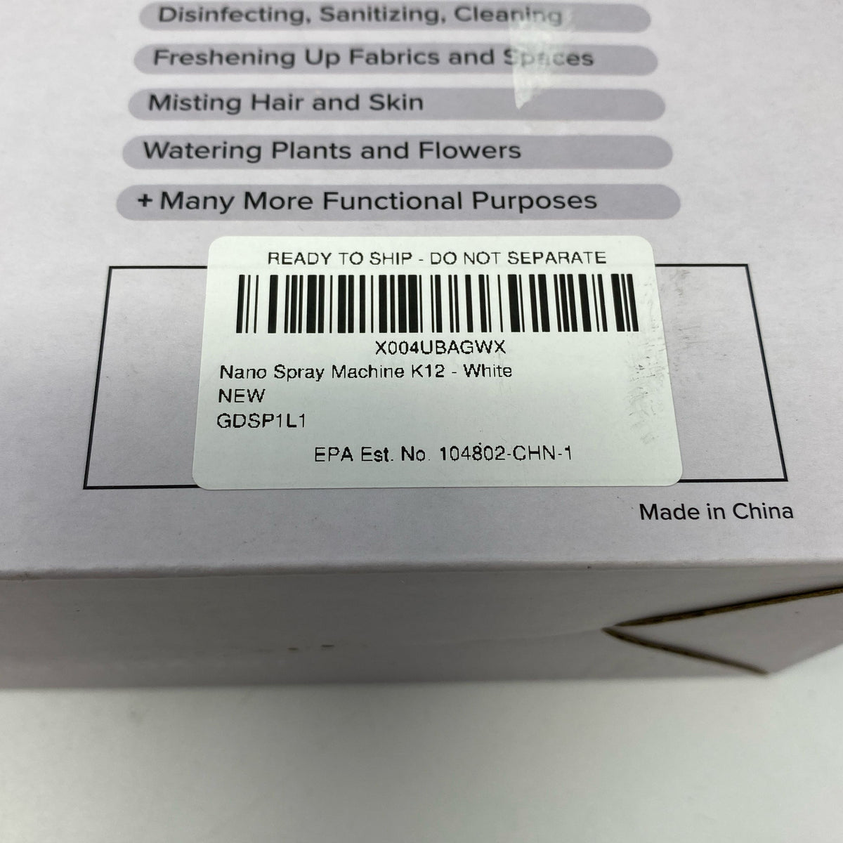 Serial #/Tag-UNT234648S05
