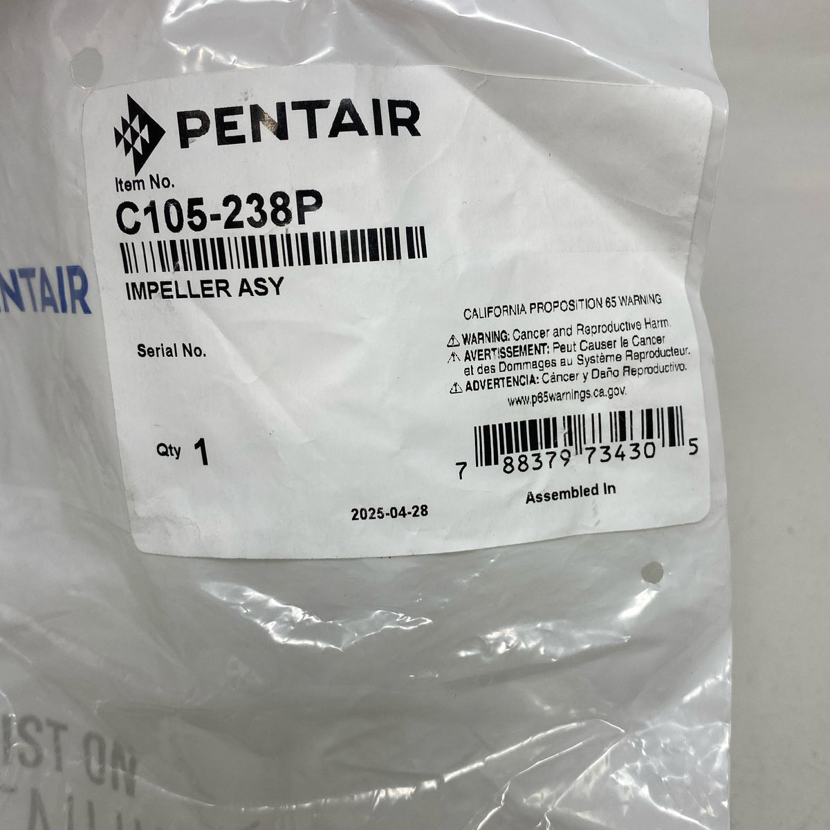 Serial #/Tag-UNT61286300NQ
