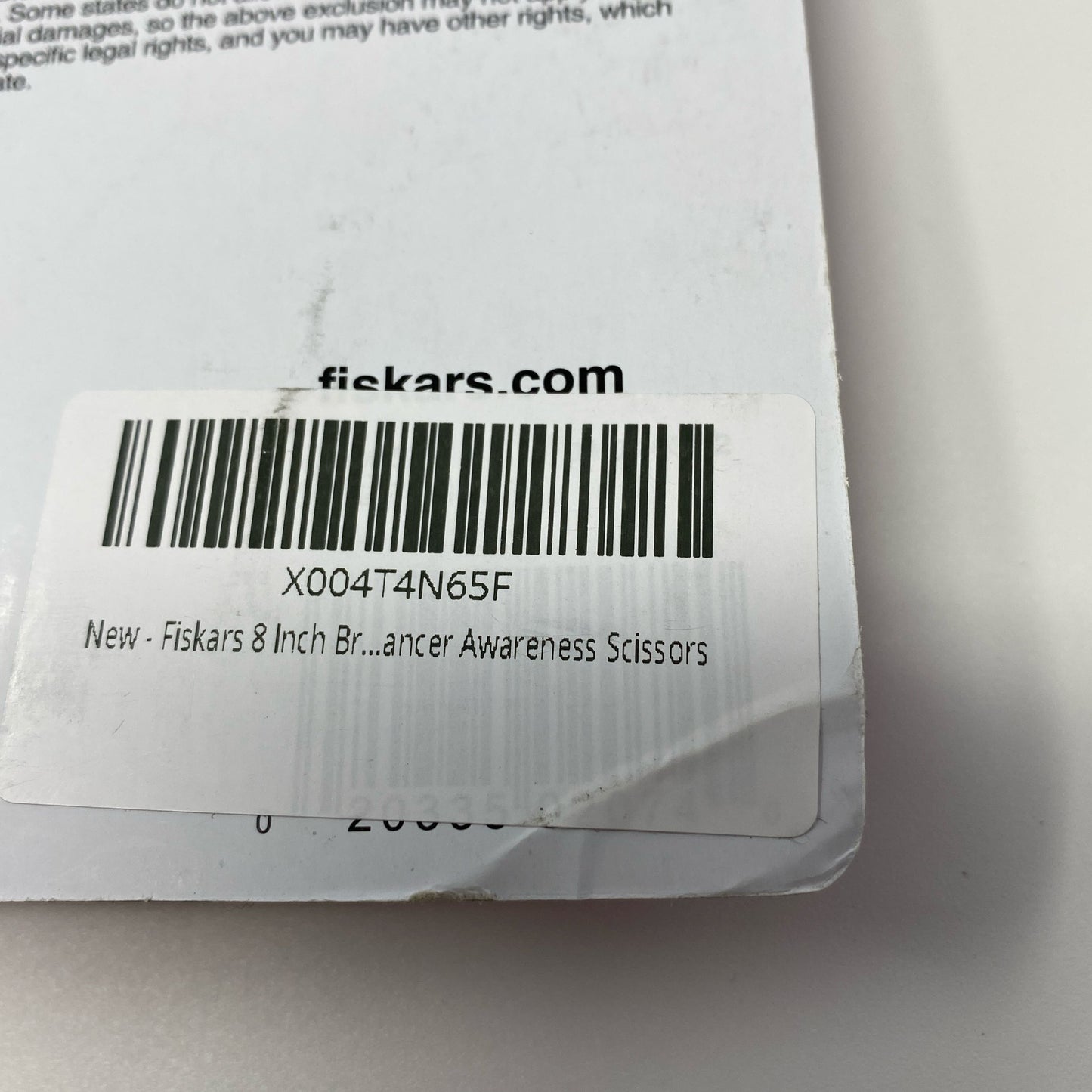Serial #/Tag-UNT3659124N7