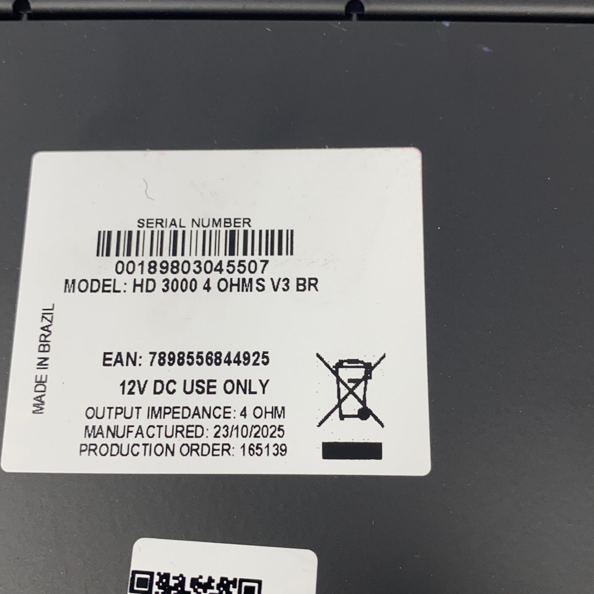 Serial #/Tag-LPNAC276401941