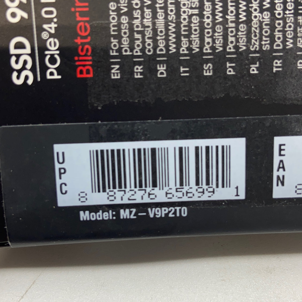 Serial #/Tag-UNT489256THP
