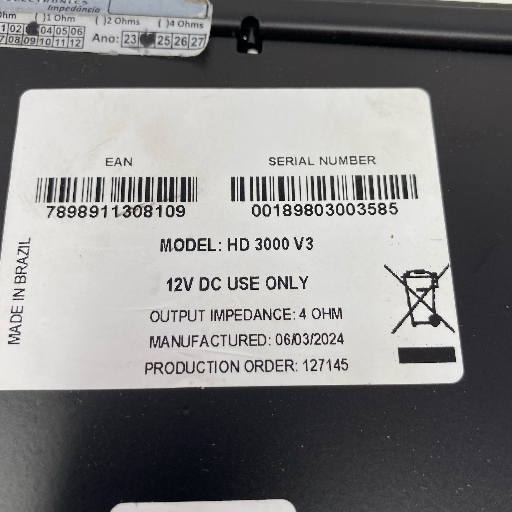 Serial #/Tag-UNT533198G6I