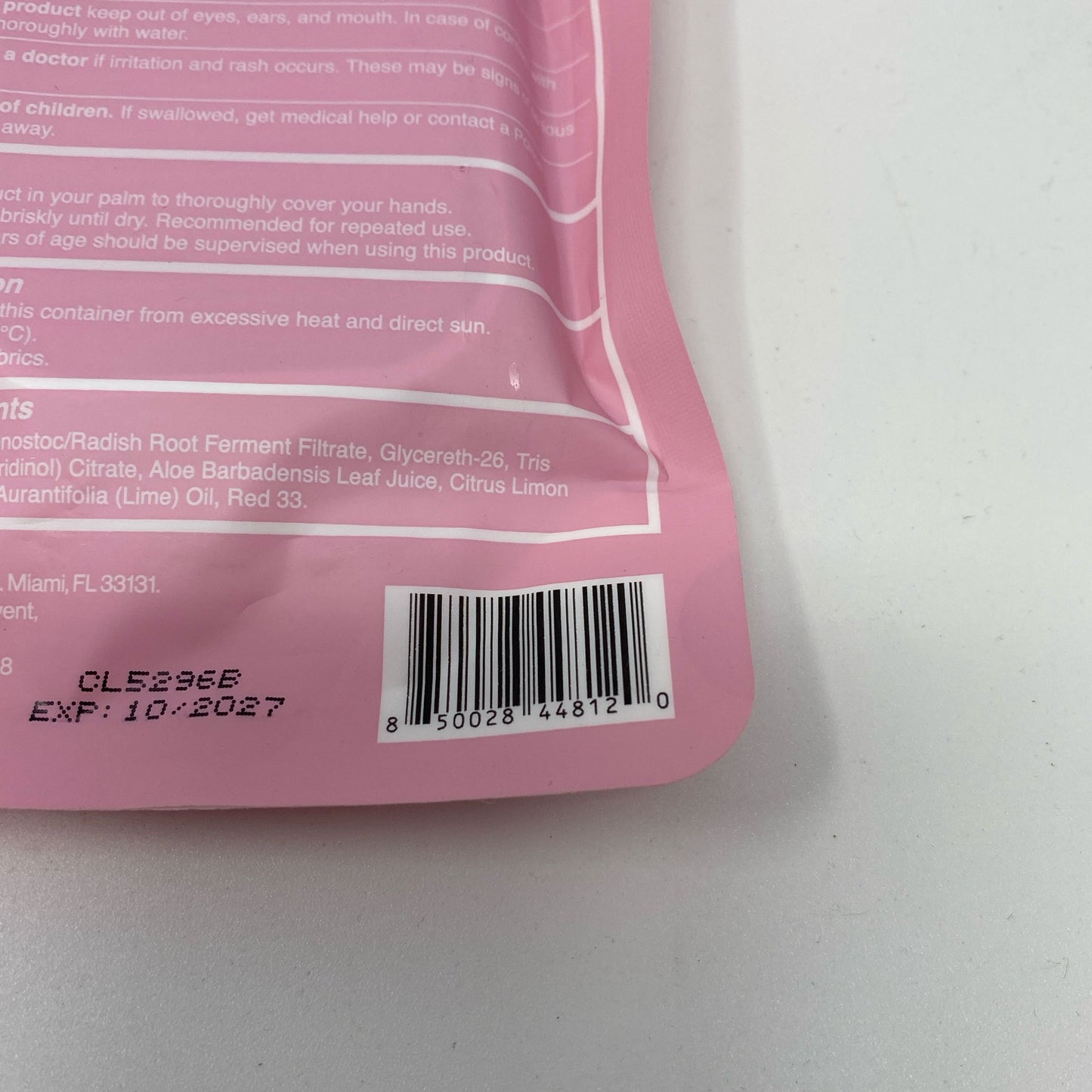 Serial #/Tag-UNT5821433LY