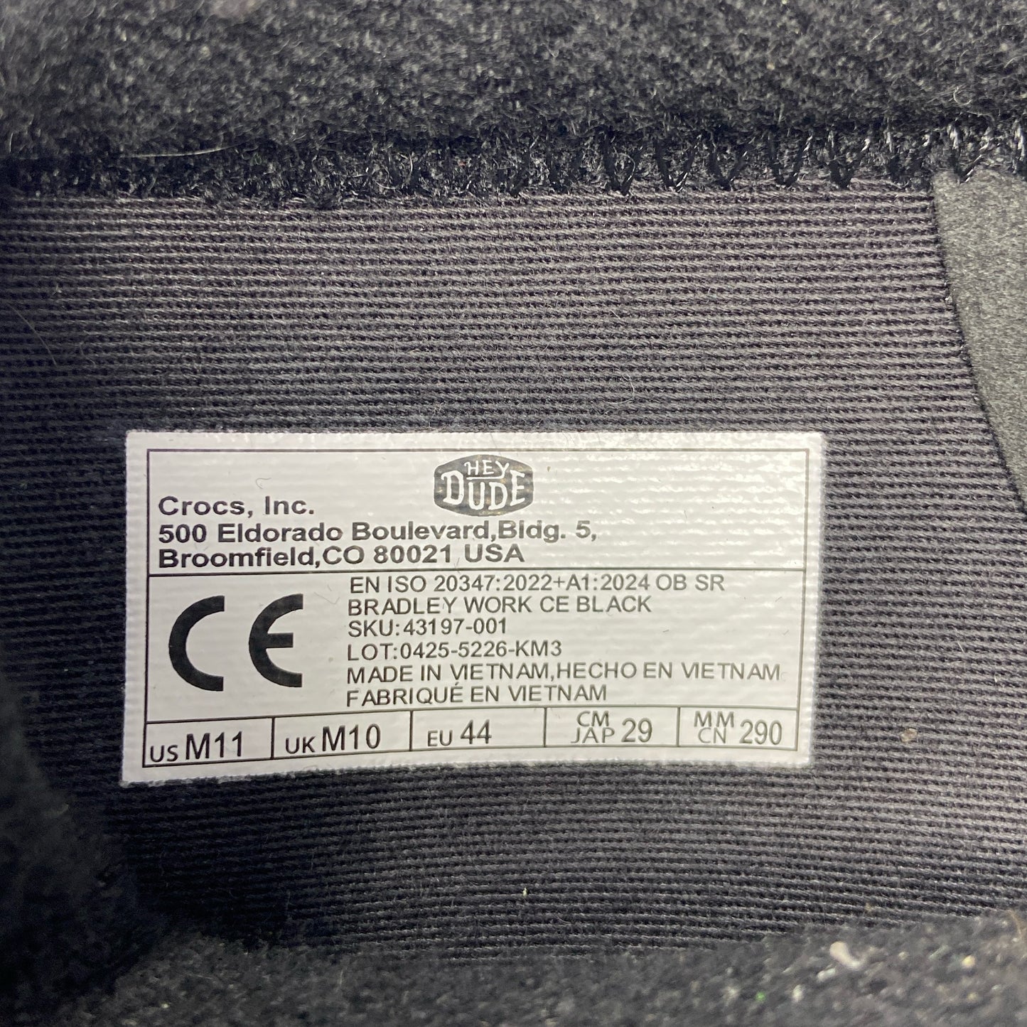 Serial #/Tag-LPNRRJJ7572026