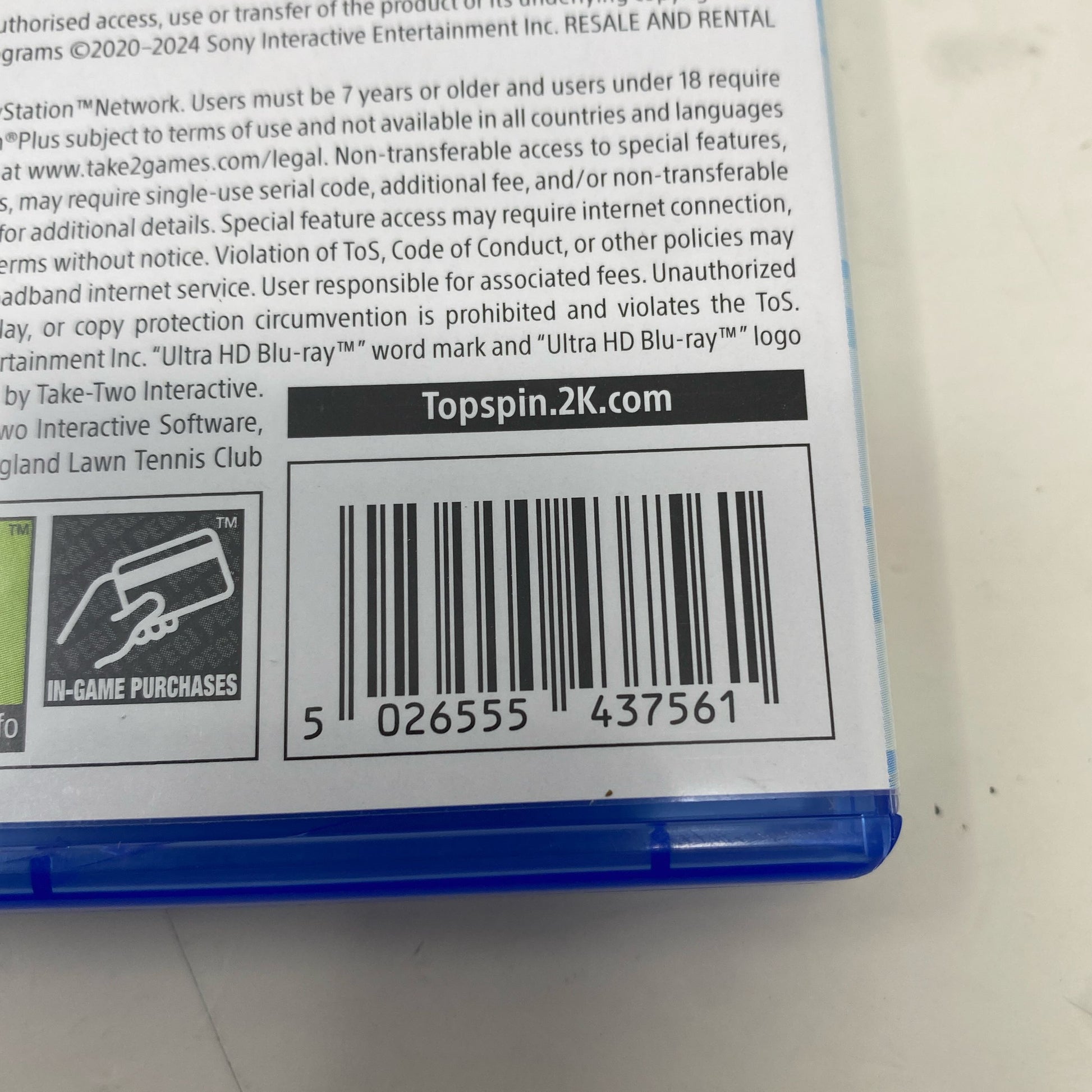 Serial #/Tag-LPNND672YDVJS