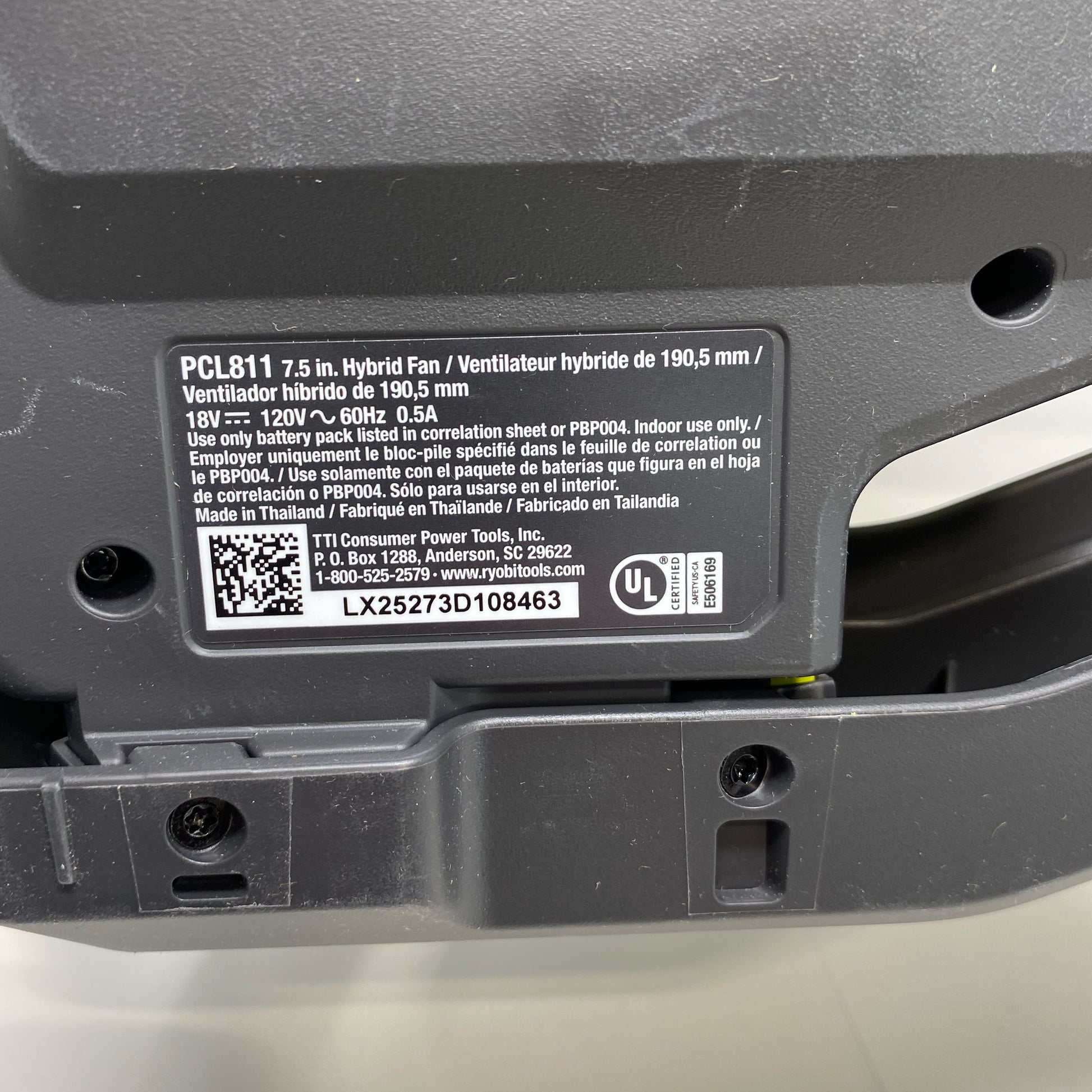 Serial #/Tag-UNT169674SR4