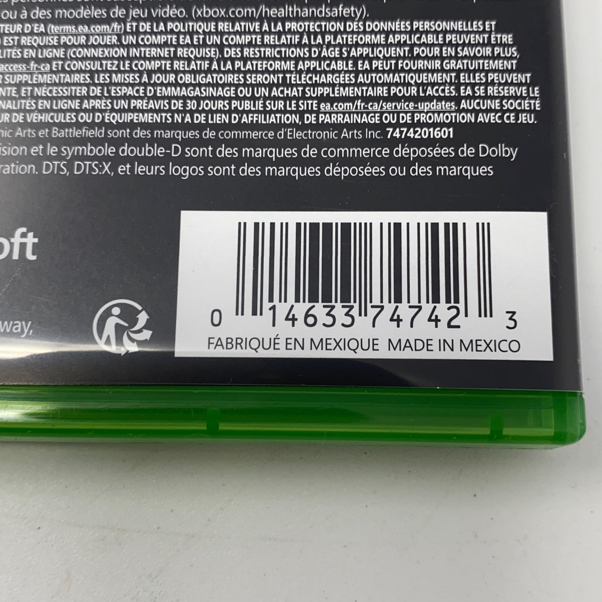Serial #/Tag-UNT390106VET