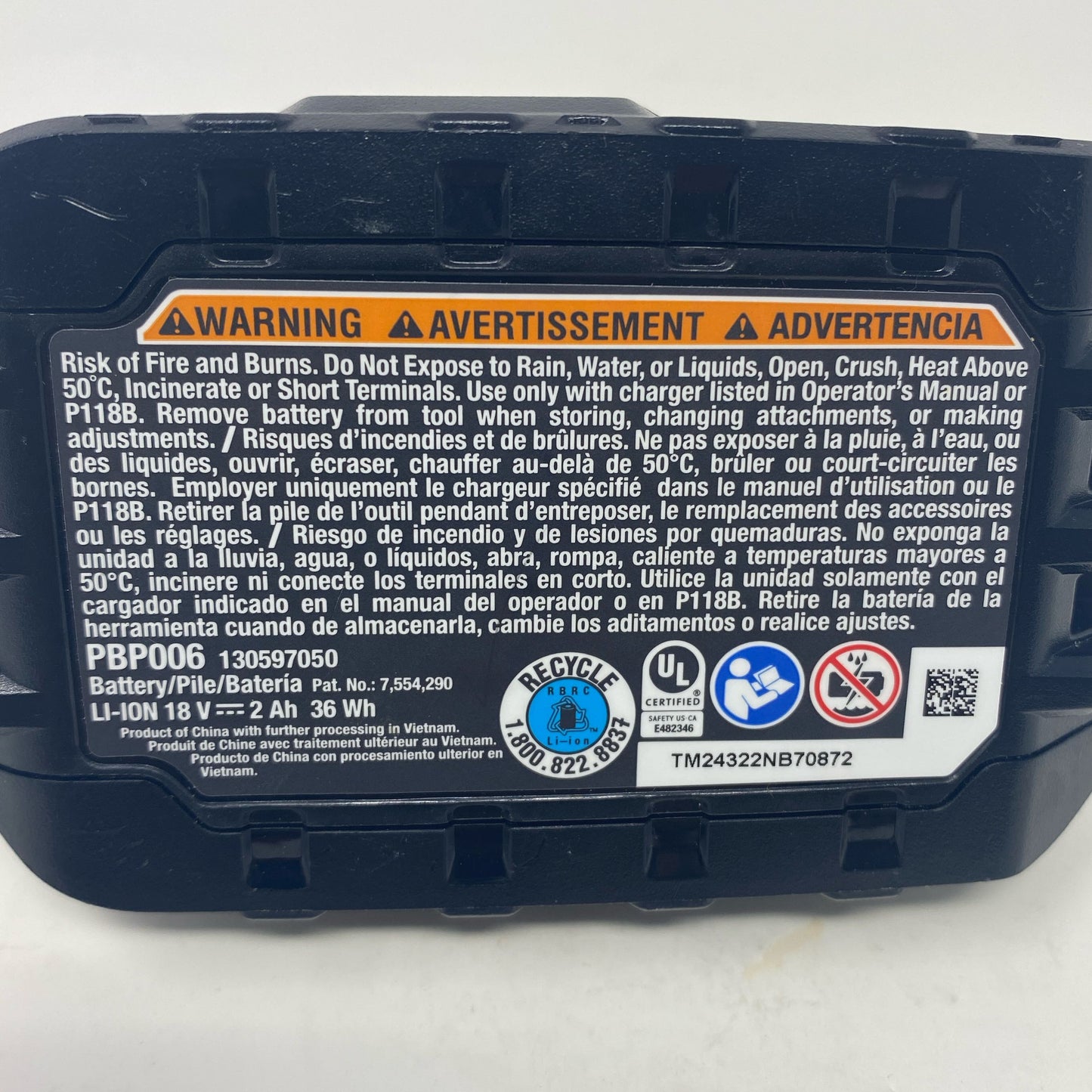 Serial #/Tag-UNT170452I9B