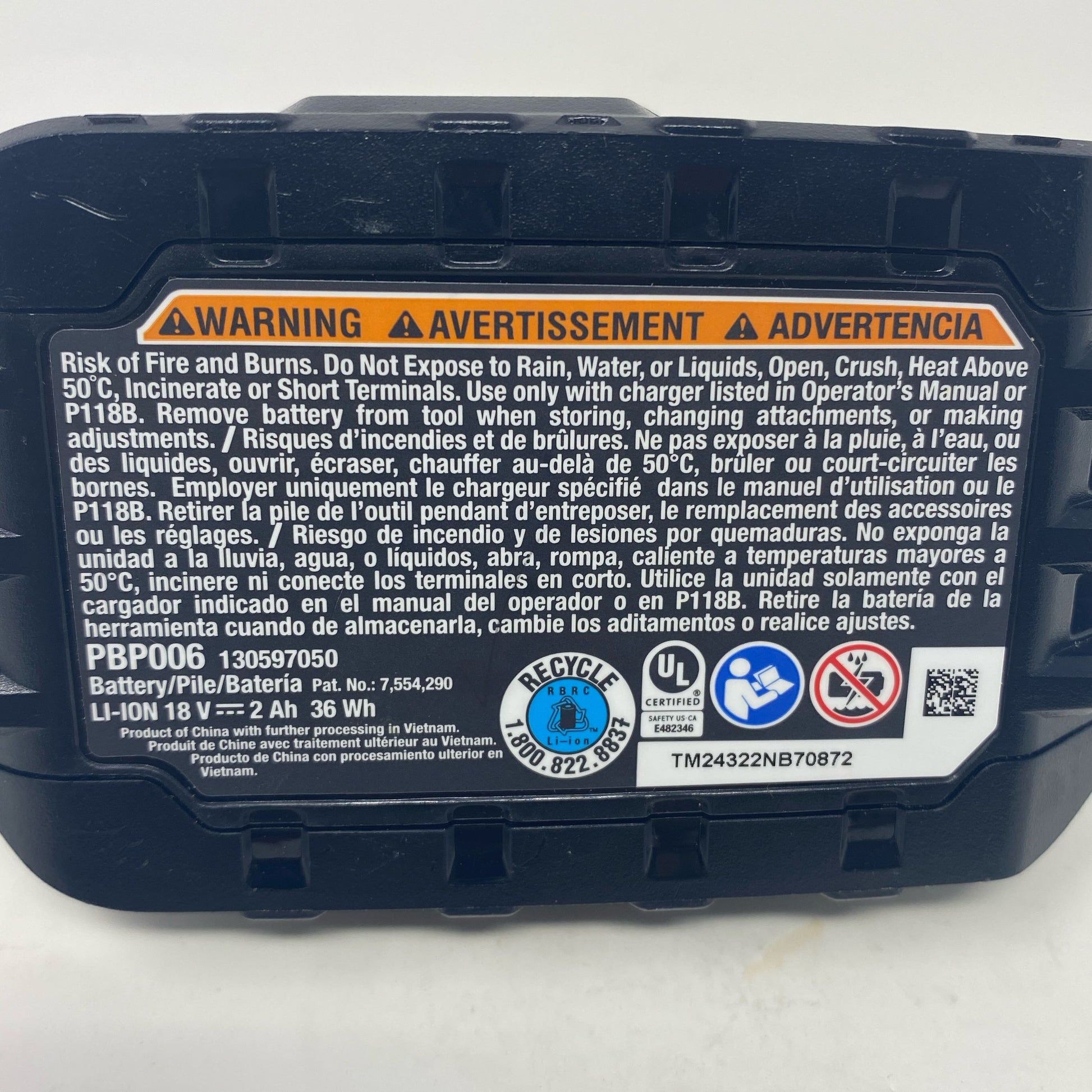 Serial #/Tag-UNT170452I9B