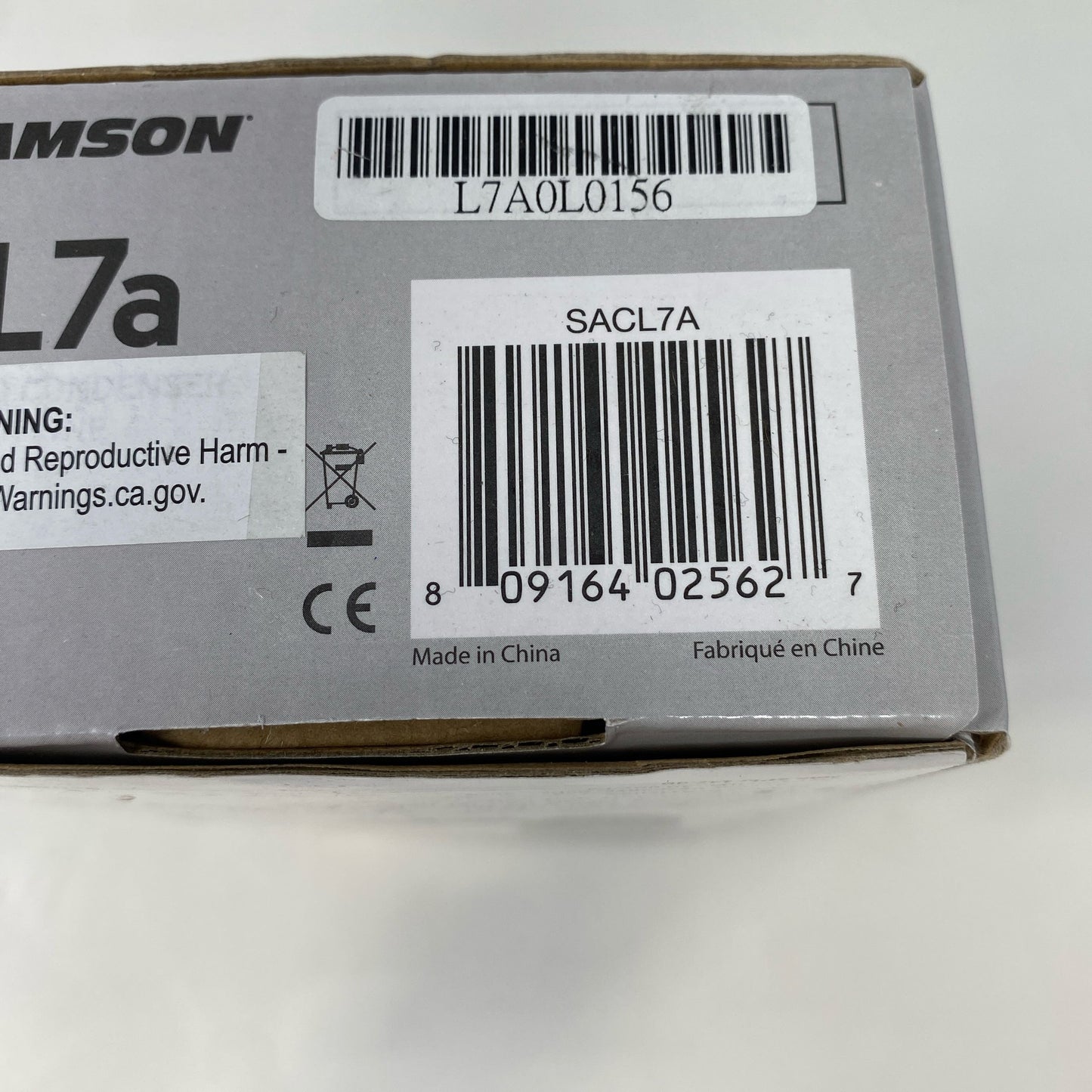 Serial #/Tag-UNT945171OTA