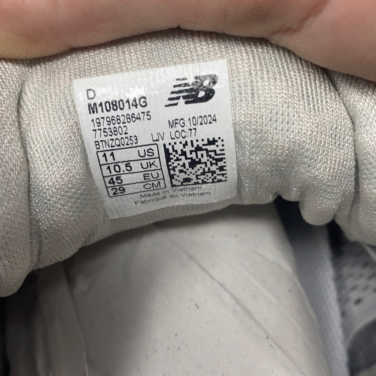 Serial #/Tag-UNT439674FZM