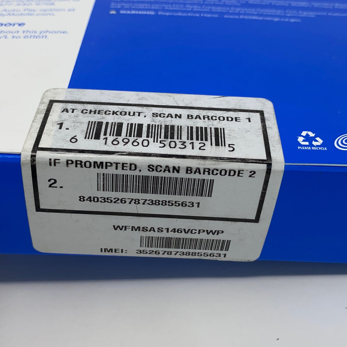 Serial #/Tag-UNT136702U8V
