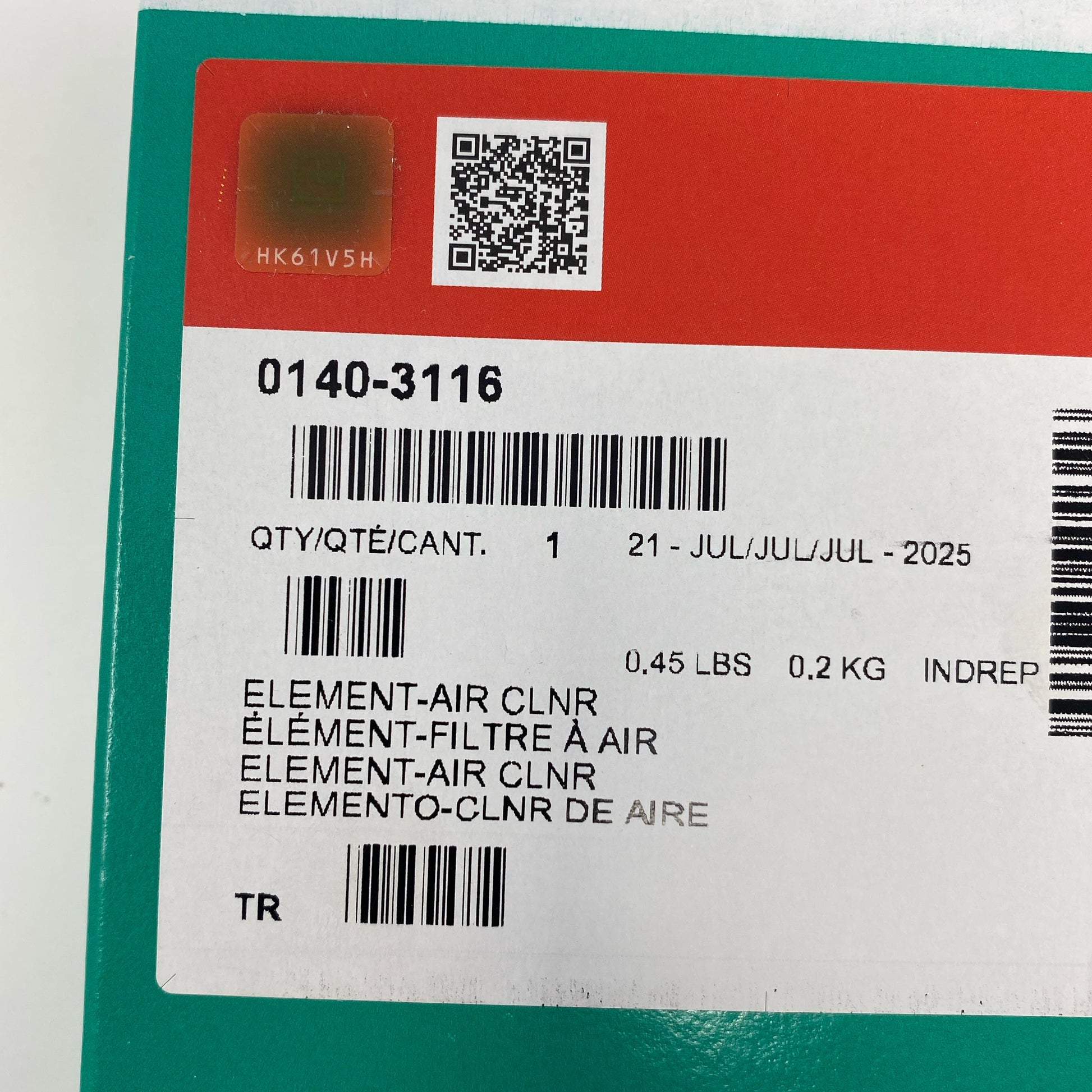 Serial #/Tag-UNT0982125CFY
