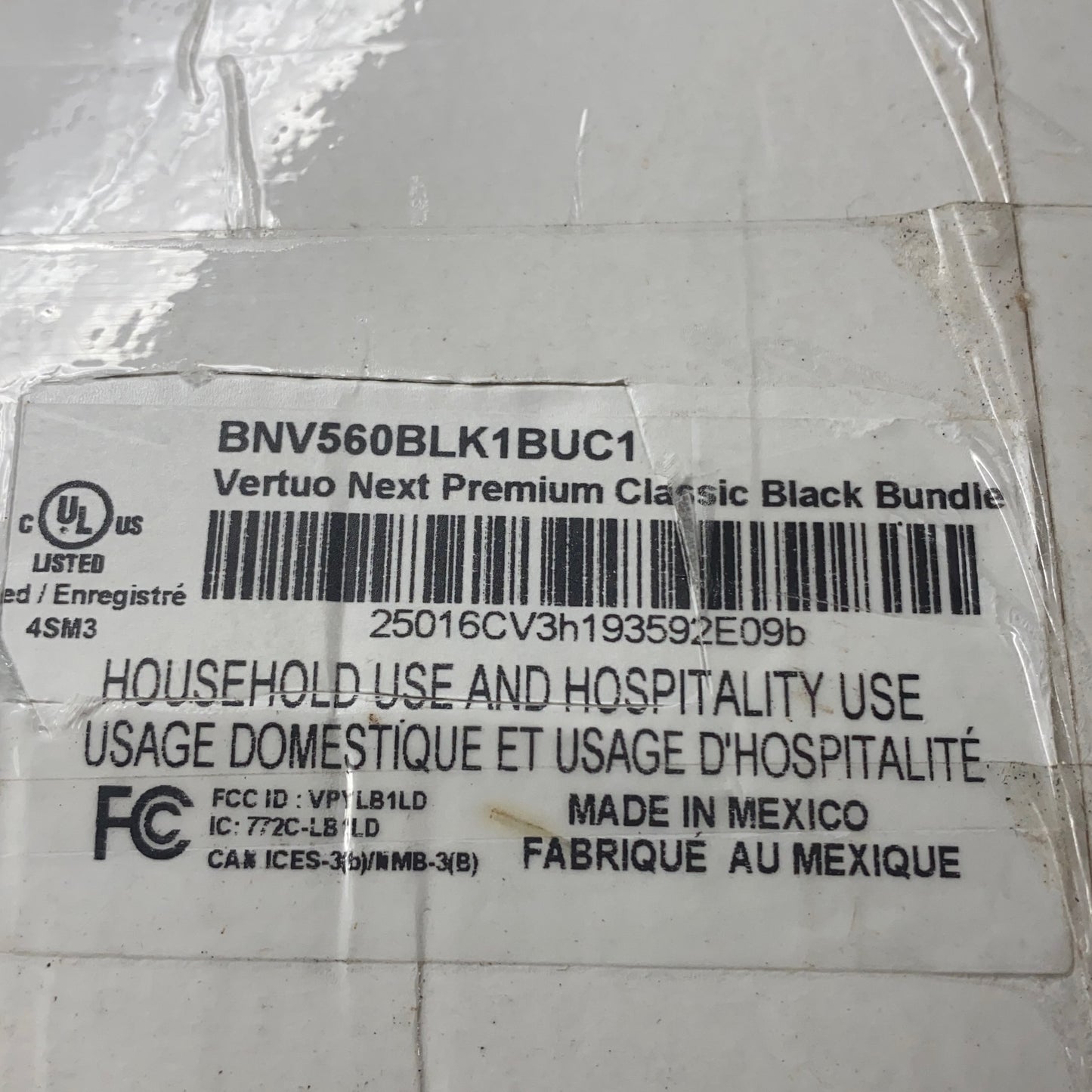 Serial #/Tag-UNT526727LL1