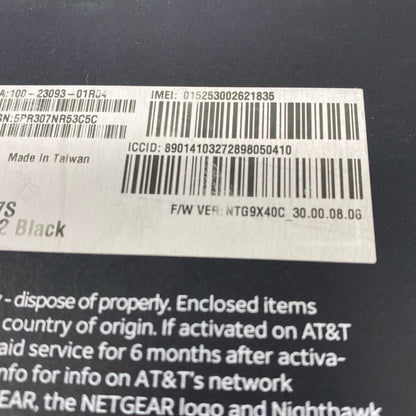 Serial #/Tag-UNT529601D7V