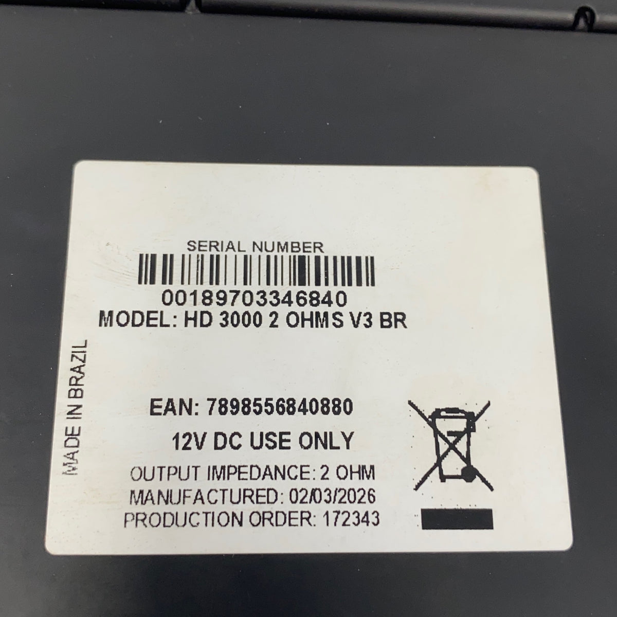Serial #/Tag-UNT413420GRF