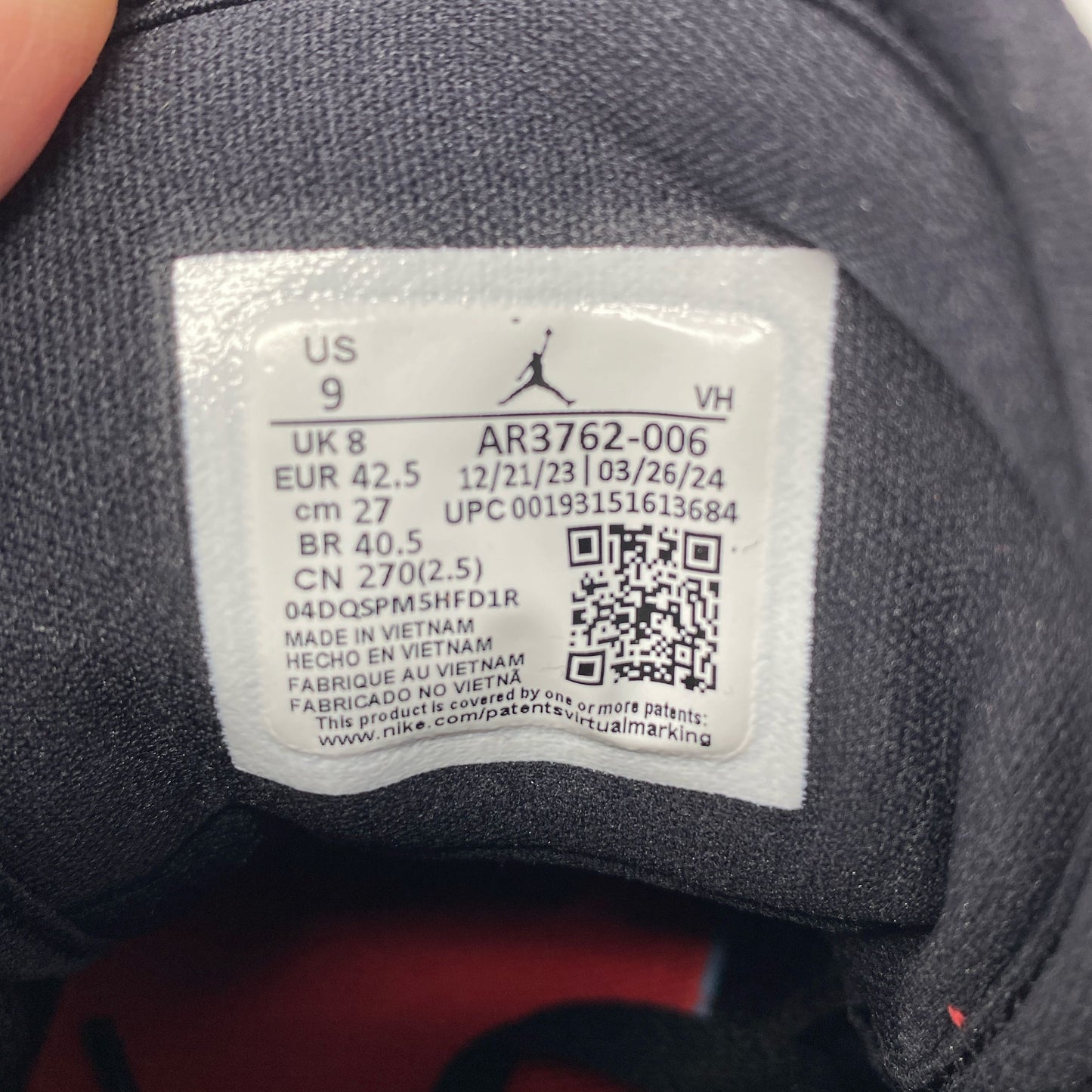 Serial #/Tag-UNT163103CS6