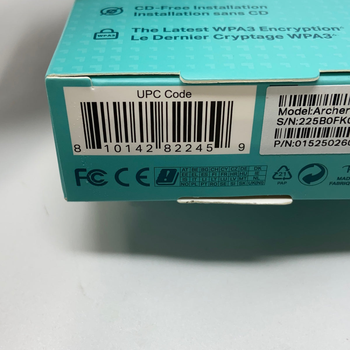 Serial #/Tag-LPNPMGJ4839233