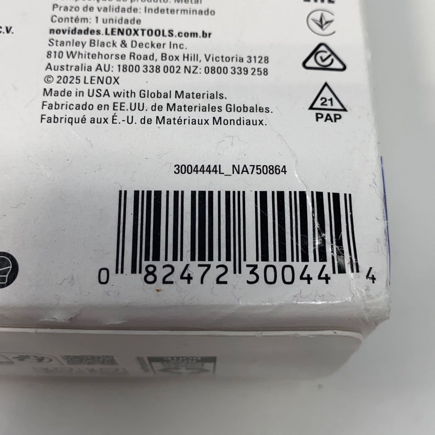 Serial #/Tag-LPNPMGJ7689812