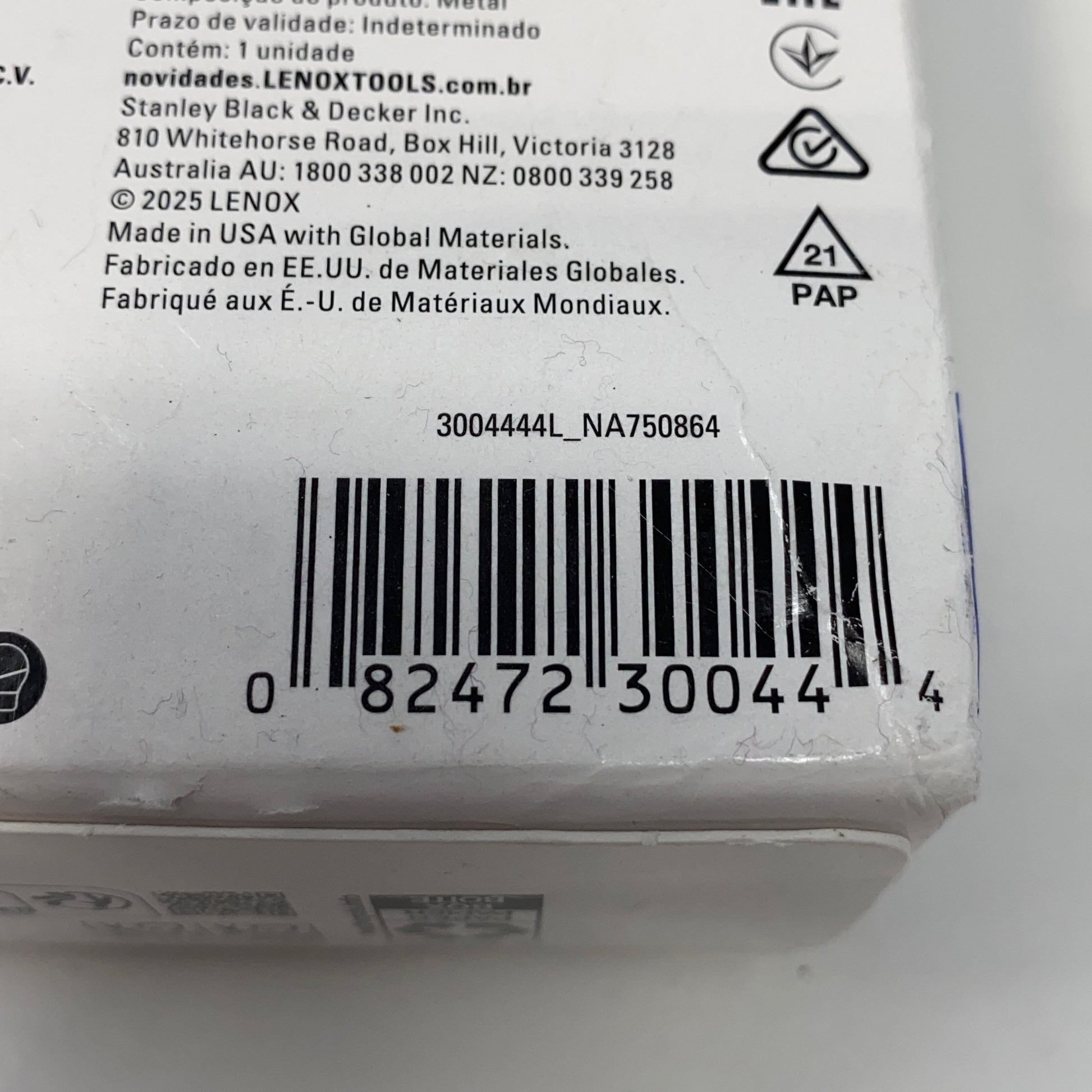 Serial #/Tag-LPNPMGJ7689812