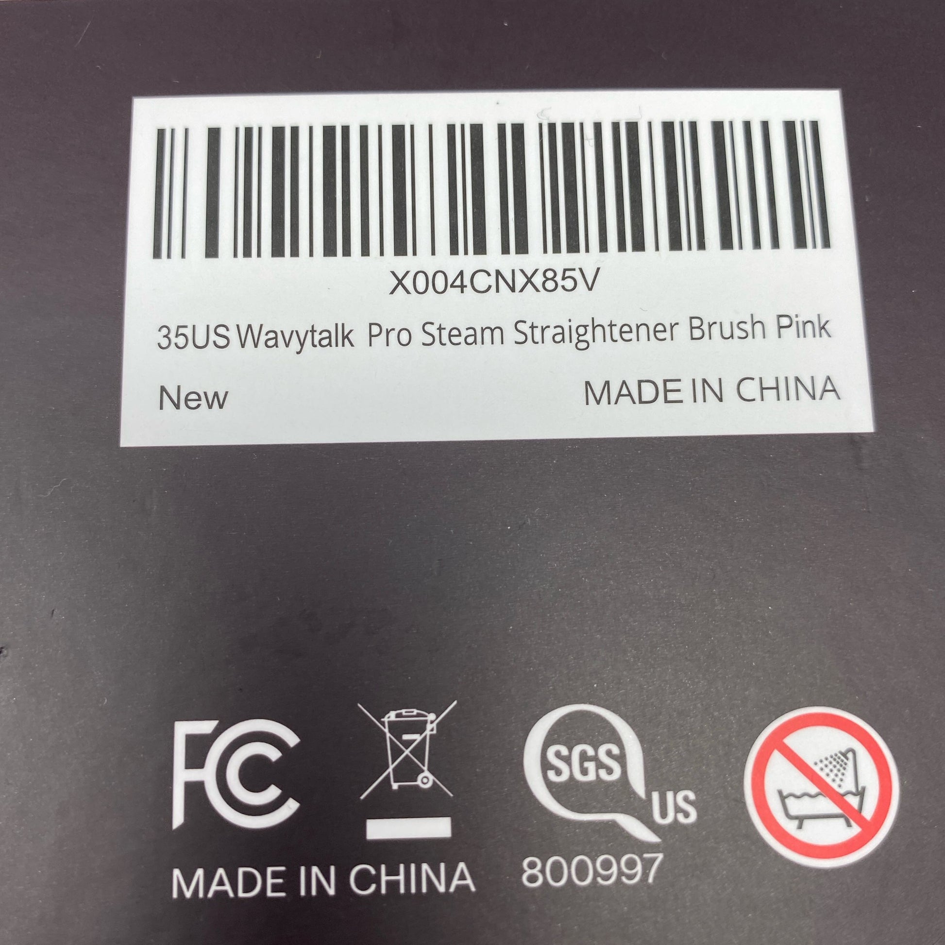 Serial #/Tag-UNT65710654L