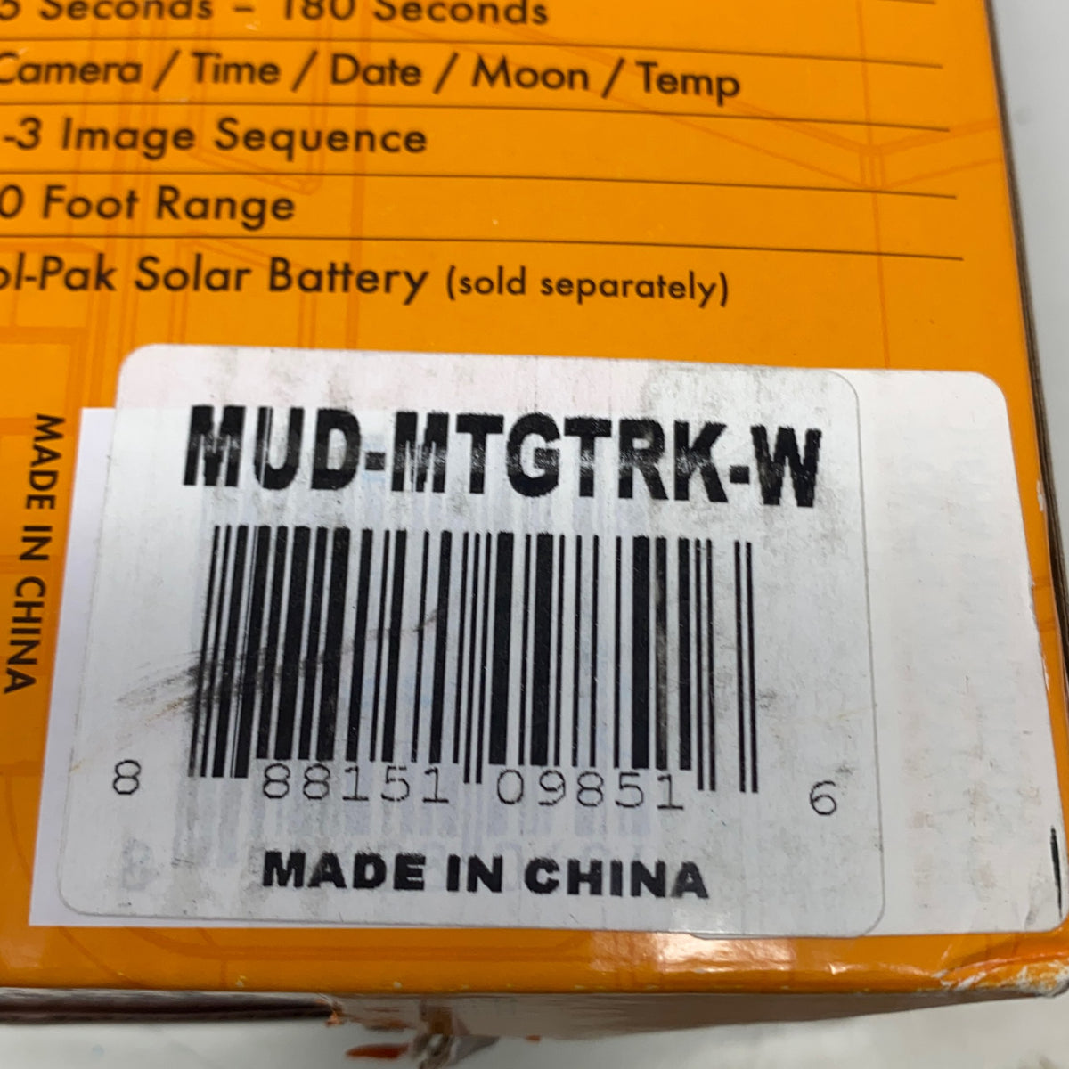 Serial #/Tag-UNT583822H0O