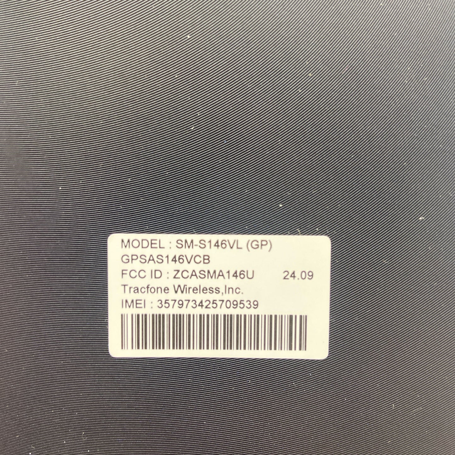 Serial #/Tag-UNT868970EYA