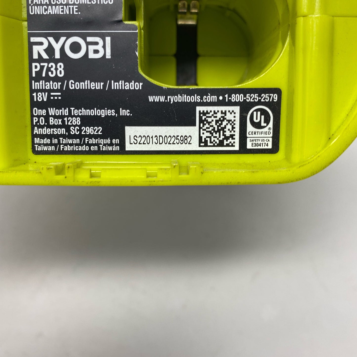 Serial #/Tag-LPNPMGO6225904