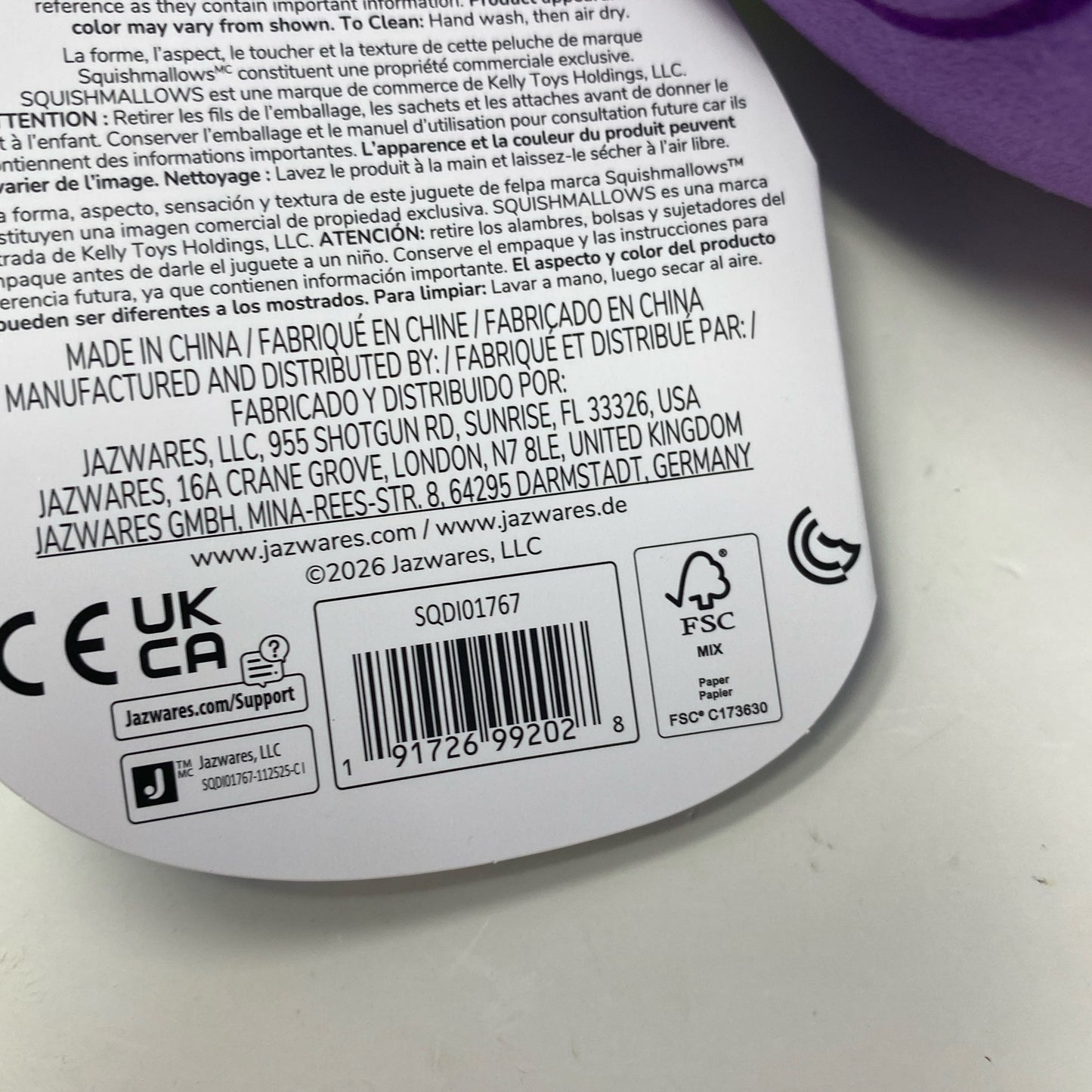Serial #/Tag-UNT971125KH1