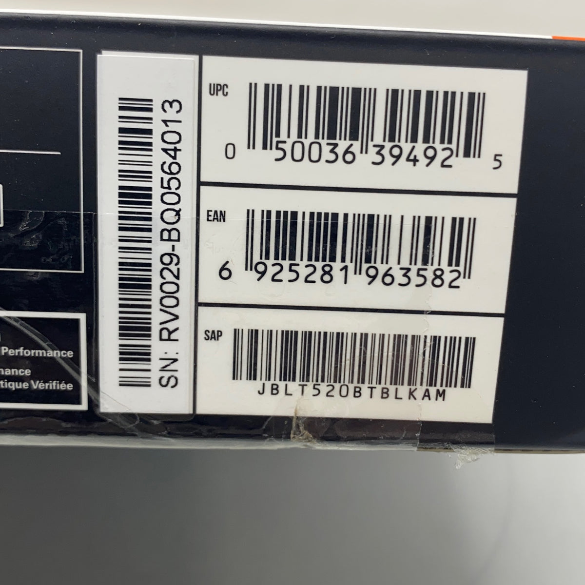 Serial #/Tag-UNT429538SX9