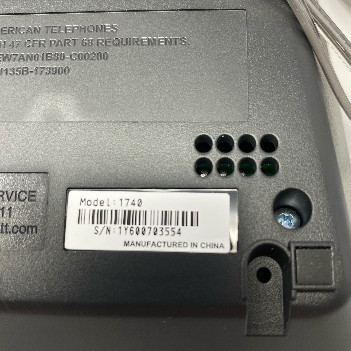 Serial #/Tag-LPNO544116953