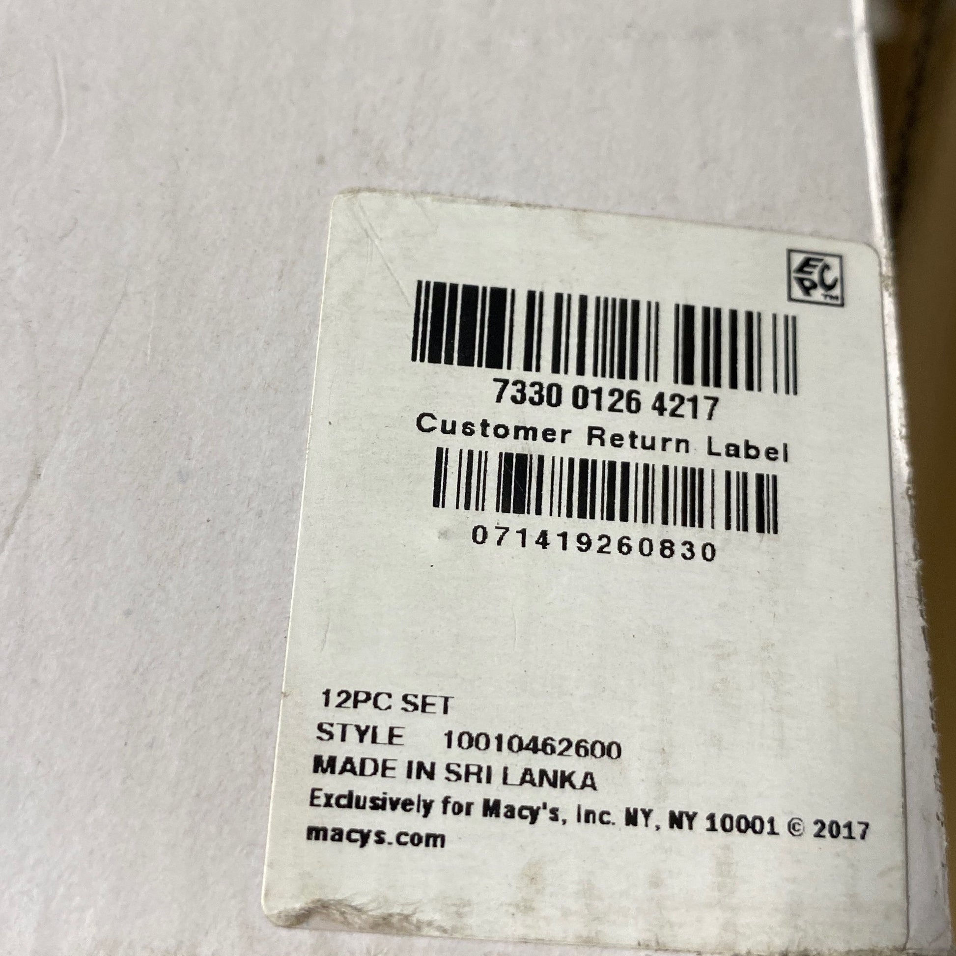 Serial #/Tag-UNT940808PZH
