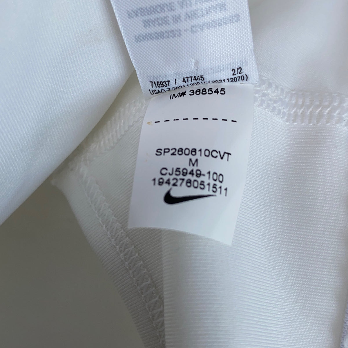 Serial #/Tag-LPNPMGV8922743