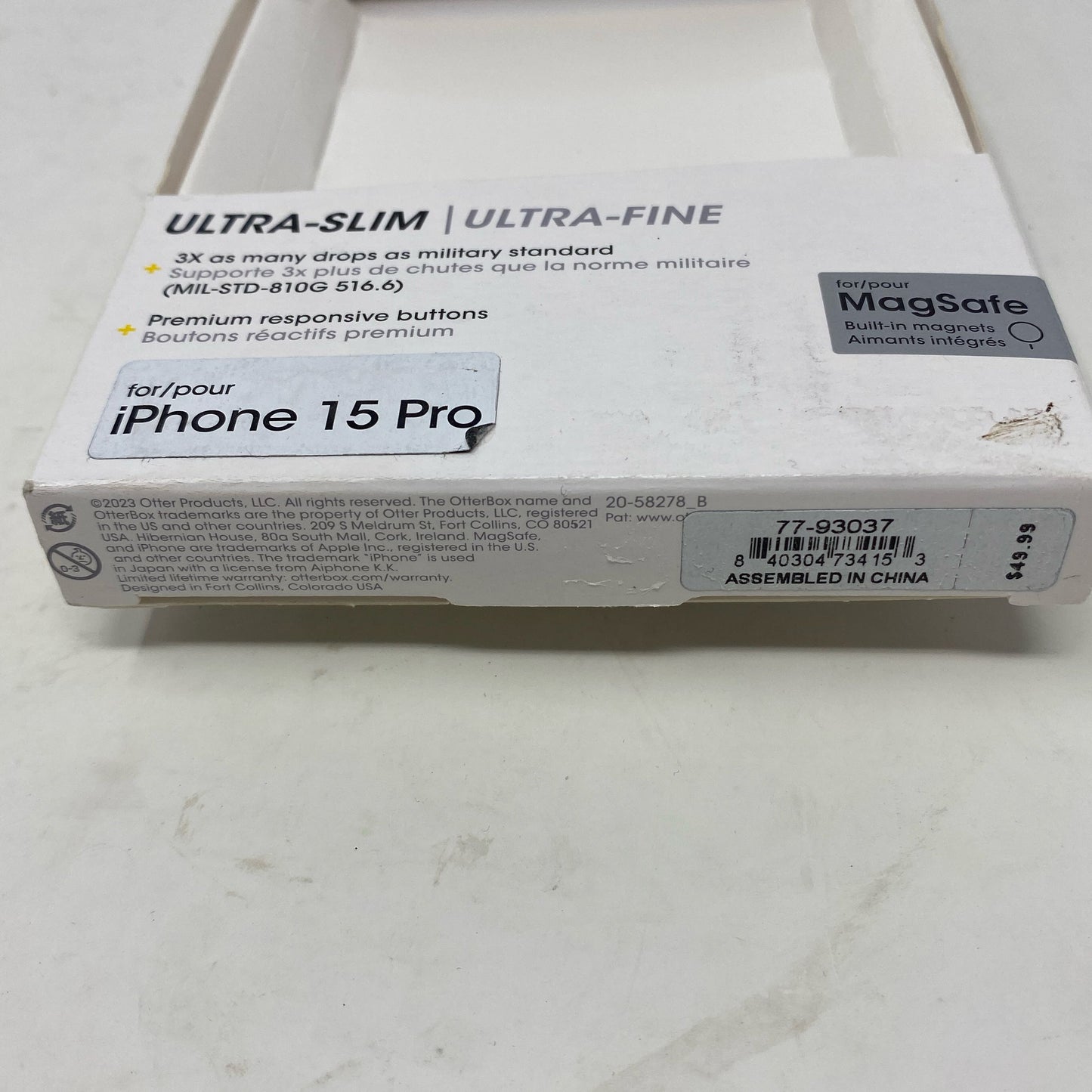 Serial #/Tag-LPNPMGN8516071