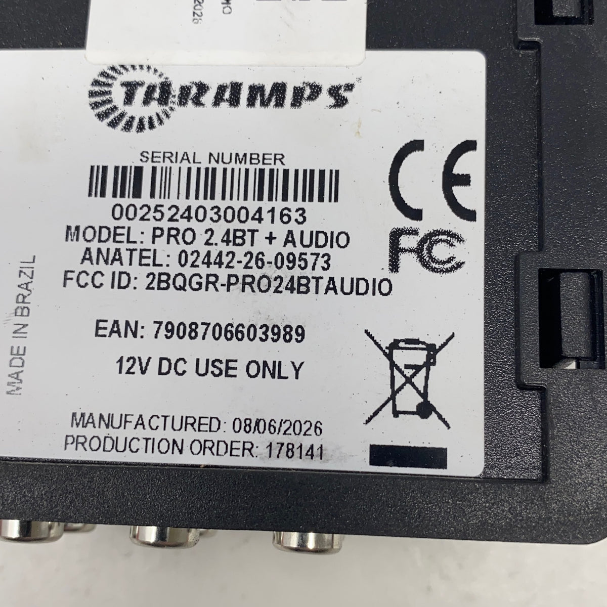 Serial #/Tag-UNT411802B54