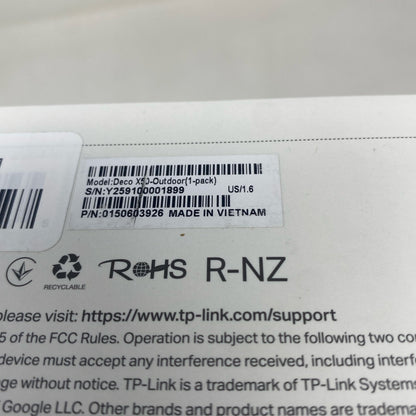 Serial #/Tag-LPNNC6H3PRNM2