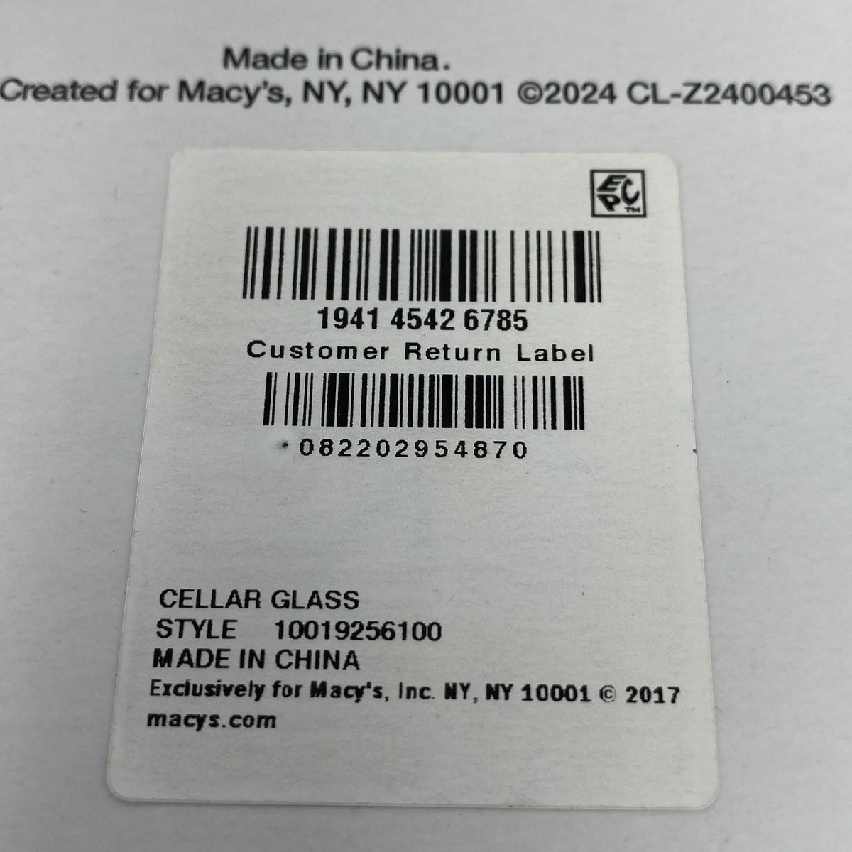 Serial #/Tag-UNT7708823GS