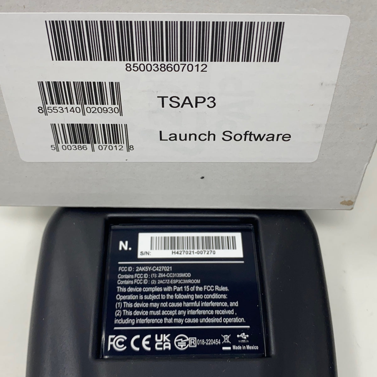 Serial #/Tag-LPNAC232515126