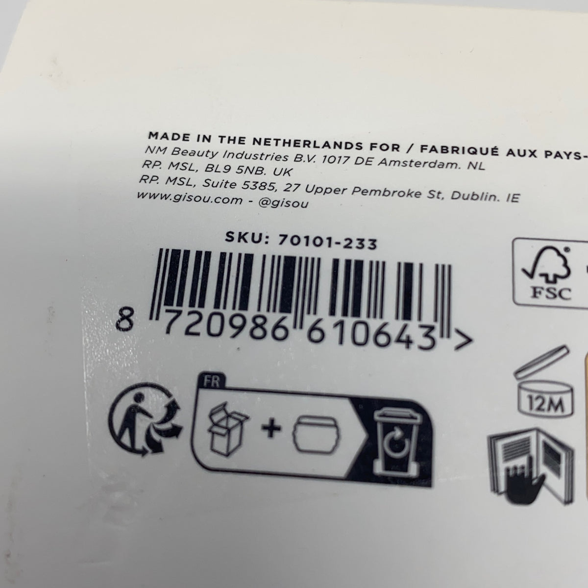 Serial #/Tag-LPNO469003259