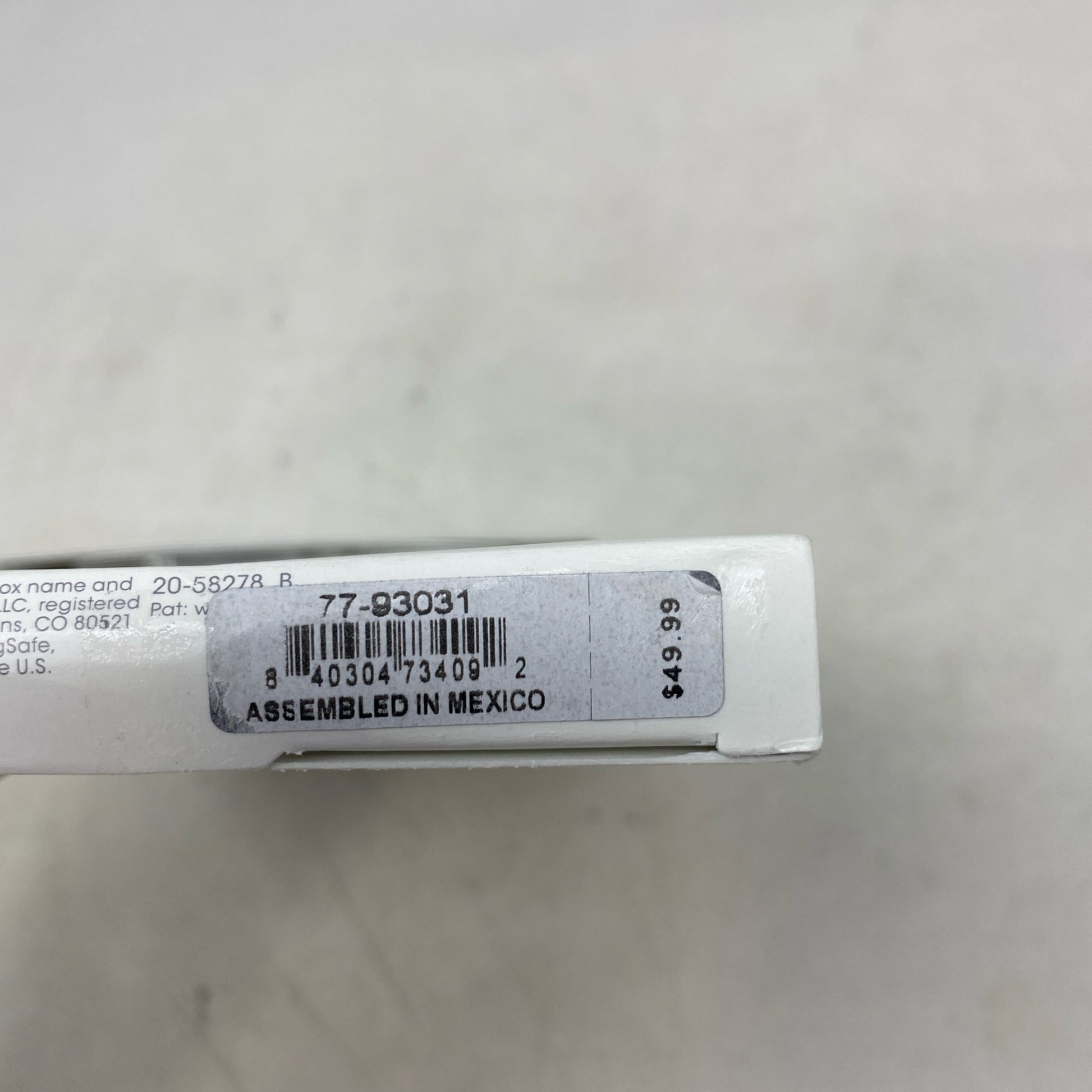 Serial #/Tag-LPNO543832693