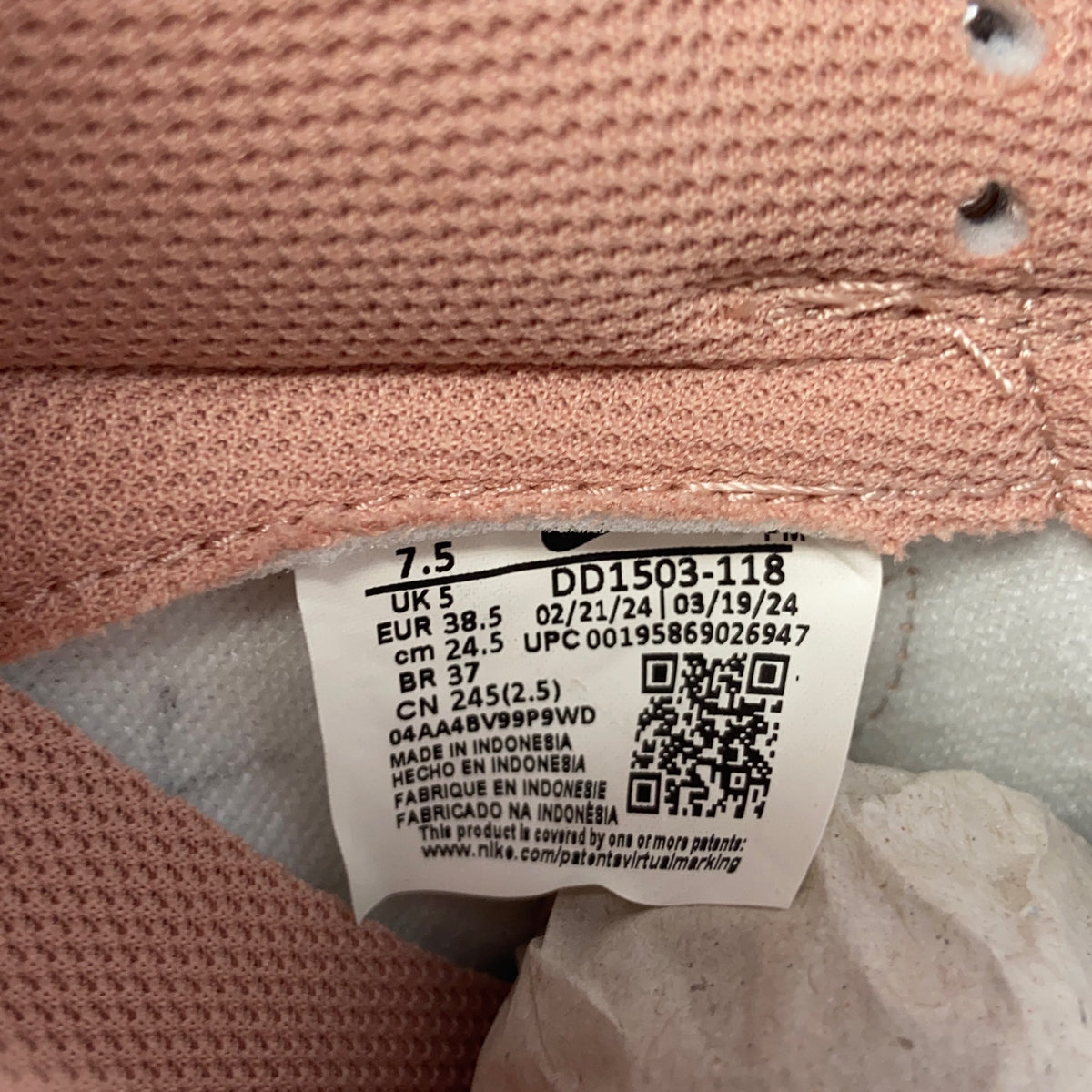 Serial #/Tag-UNT362061V45
