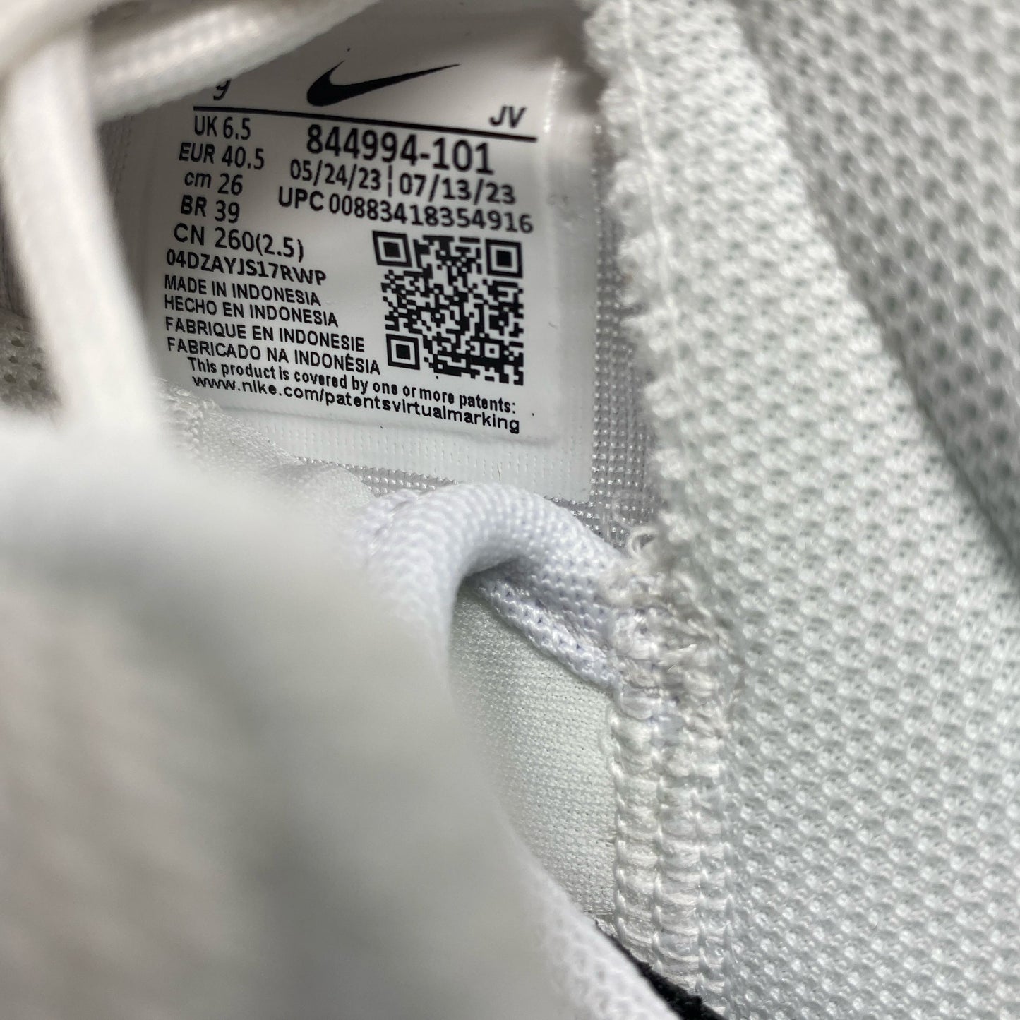 Serial #/Tag-UNT287018WFF