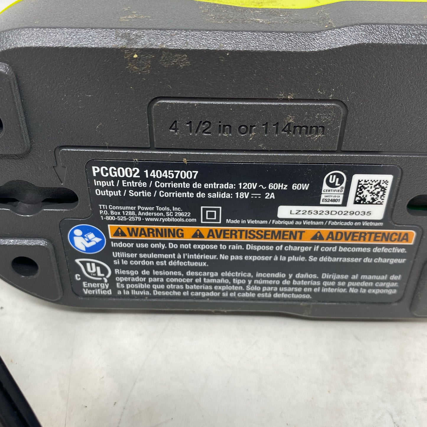 Serial #/Tag-LPNND6BHJJG25