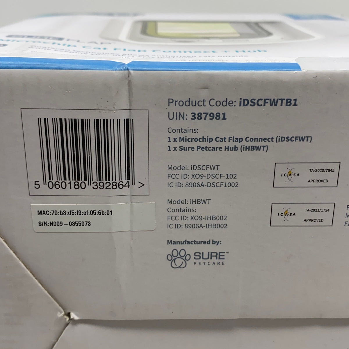 Serial #/Tag-LPNPMGP8200085
