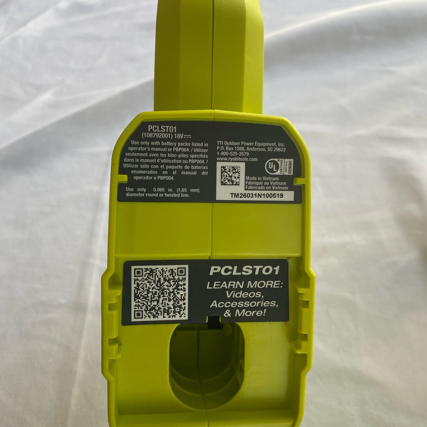 Serial #/Tag-LPNNA64HCJMY9