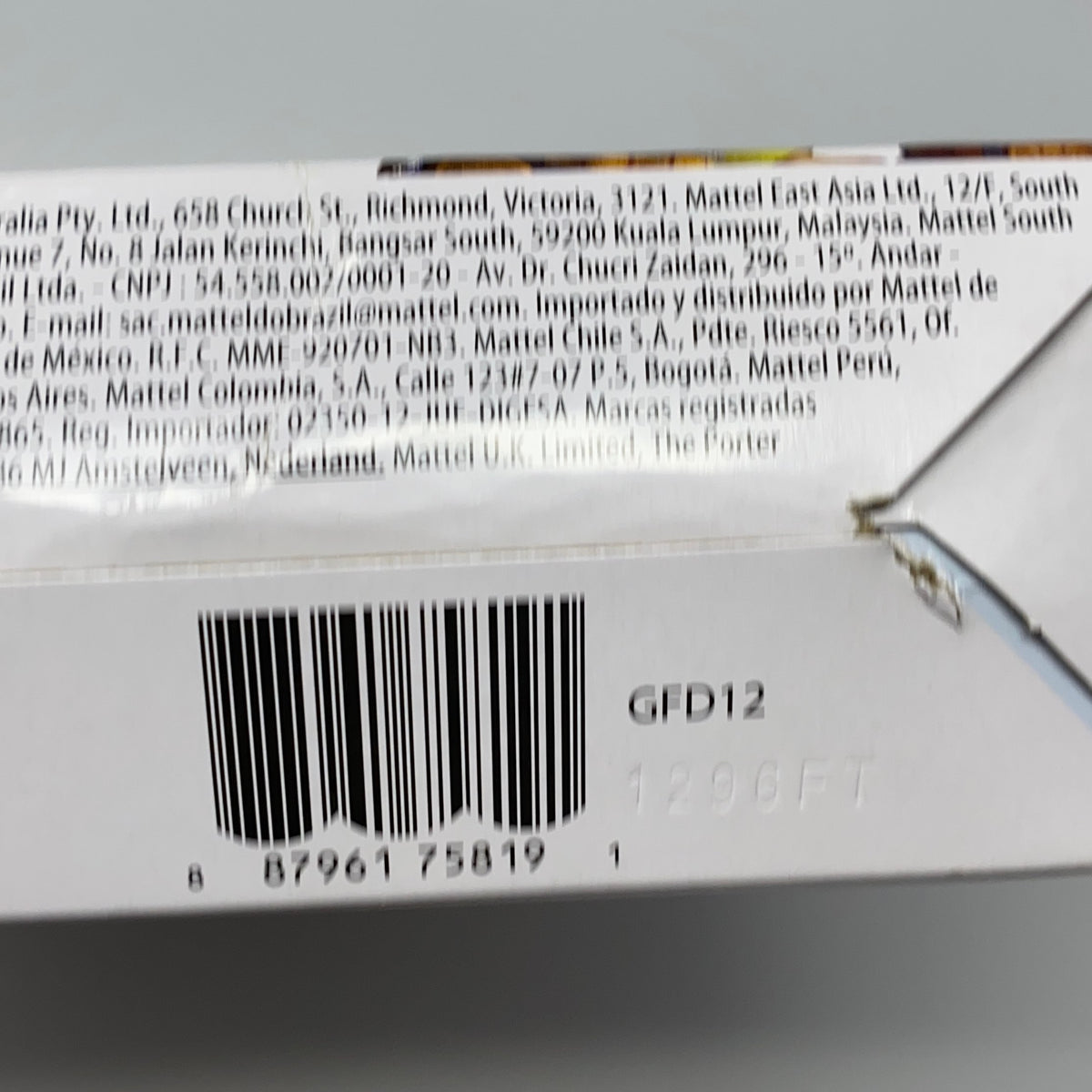 Serial #/Tag-UNT167819J62