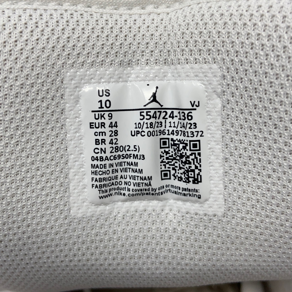 Serial #/Tag-UNT594102K4F