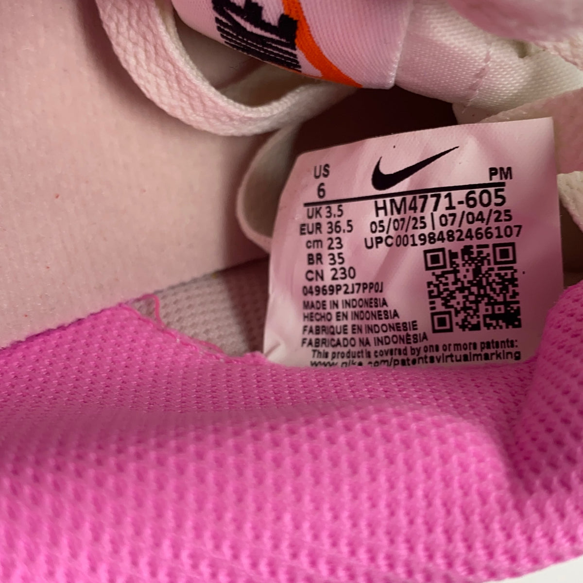 Serial #/Tag-LPNT086068098
