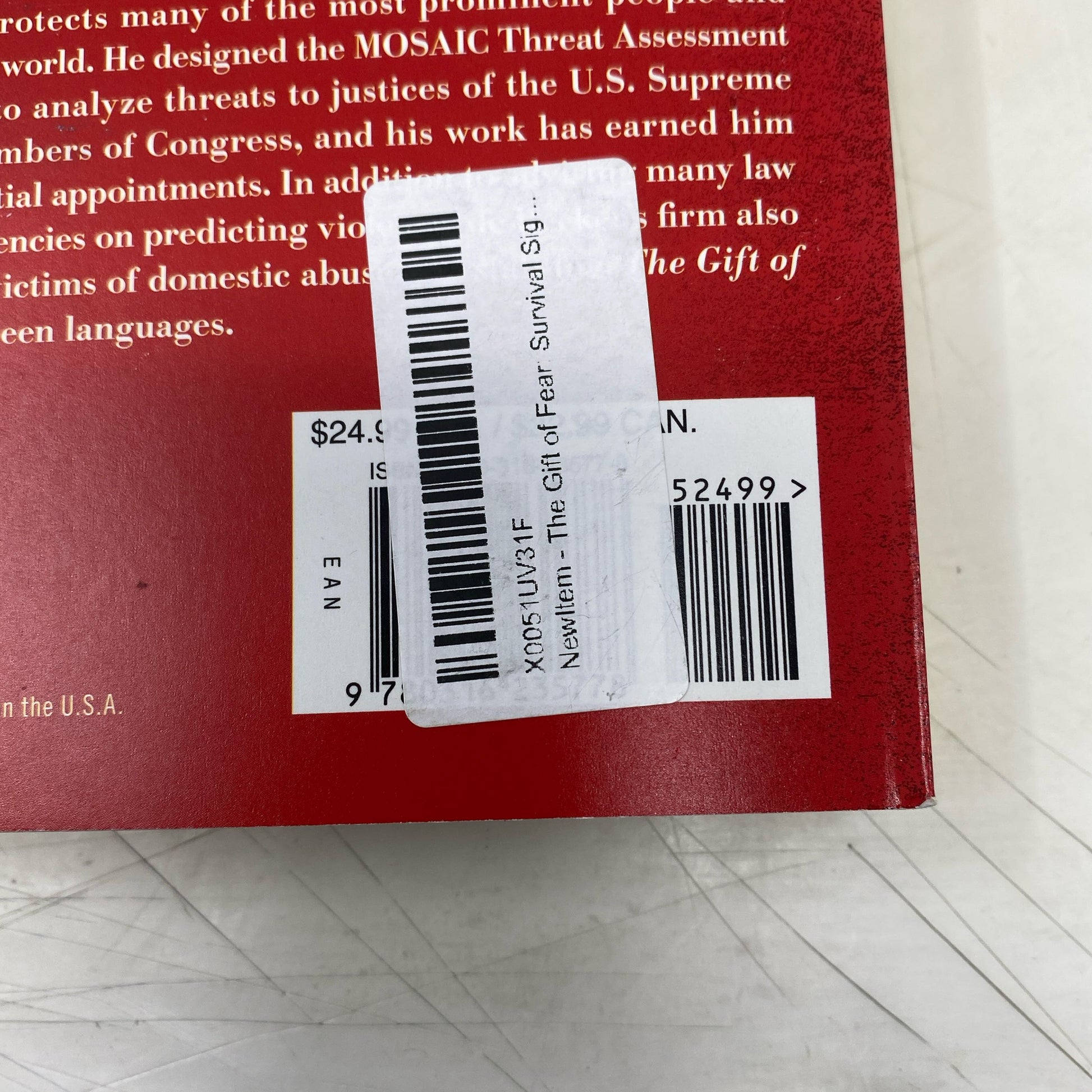 Serial #/Tag-UNT202106DG3
