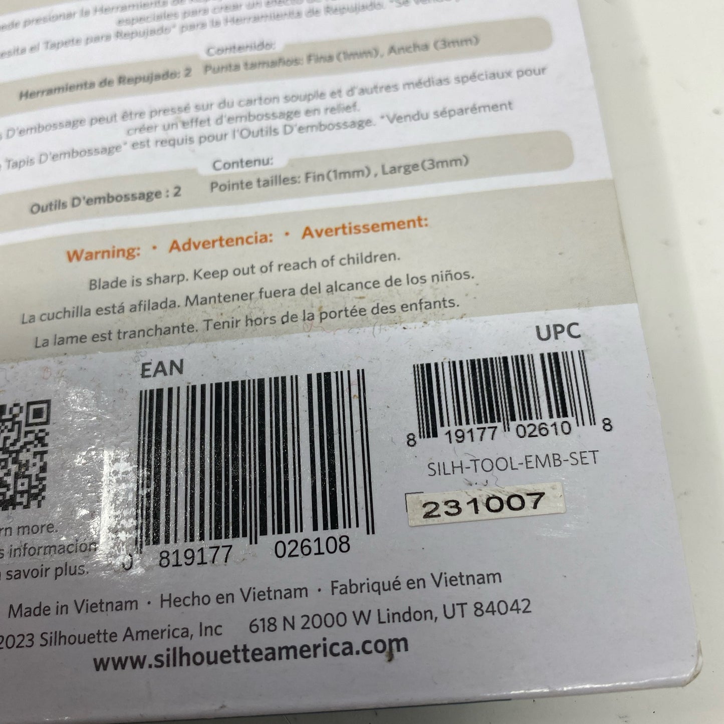 Serial #/Tag-UNT149289HPV
